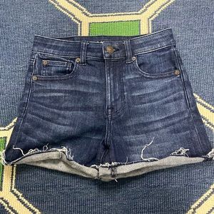American Eagle Super Hi-Rise Shortie Jean Shorts